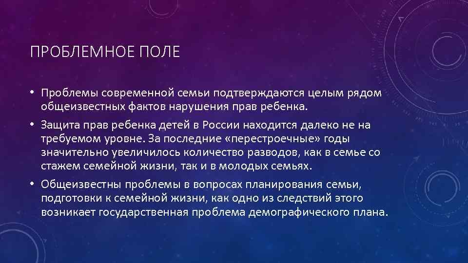 Карта проблемного поля это