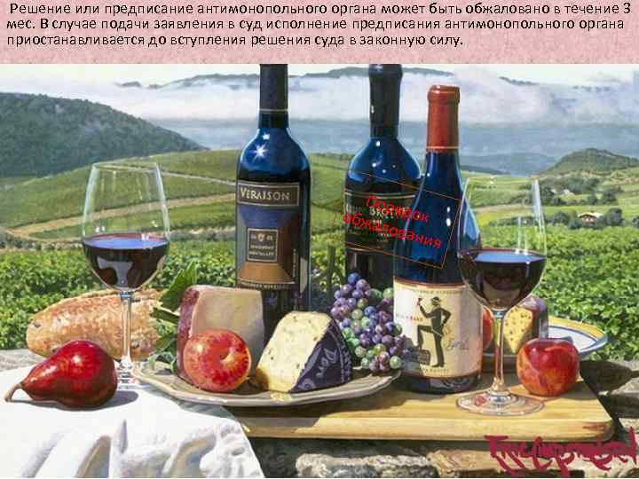  Решение или предписание антимонопольного органа может быть обжаловано в течение 3 мес. В