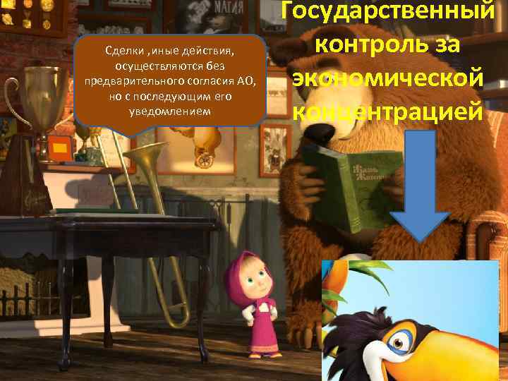 Сделки , иные действия, осуществляются без предварительного согласия АО, но с последующим его уведомлением