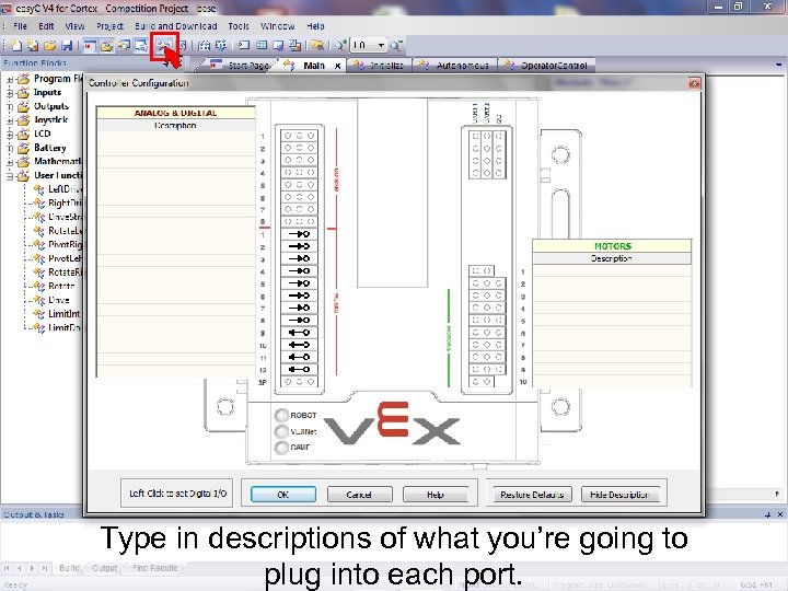 Type in descriptions of what you’re going to J. M. Gabrielse plug into each