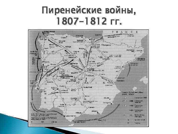 Пиренейские войны, 1807 -1812 гг. 