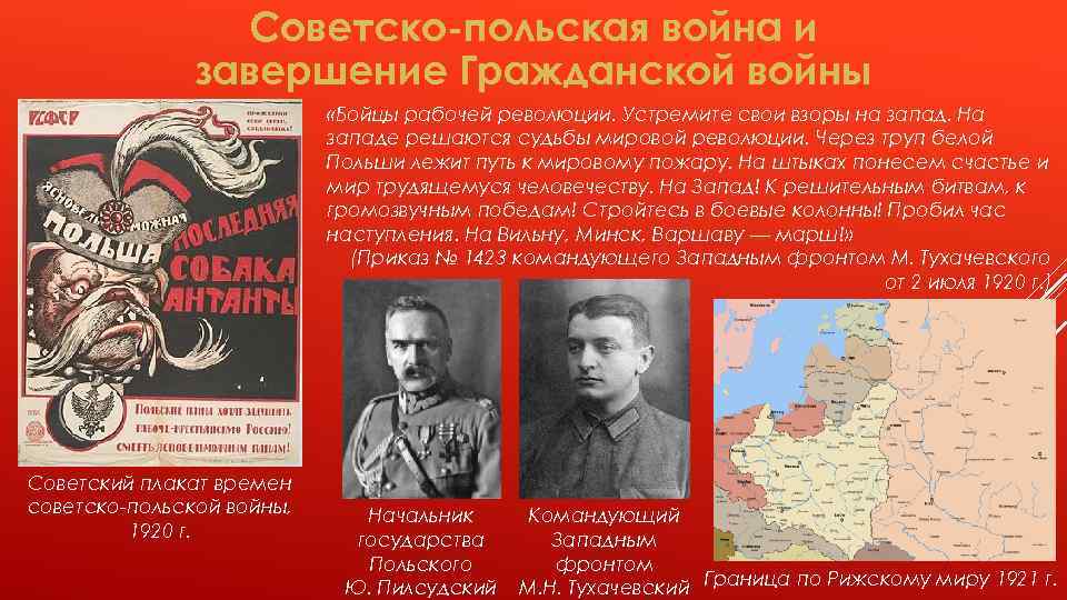 Карта русско польской войны 1919 1921