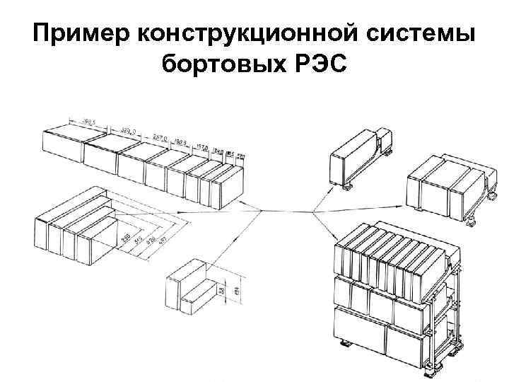 Пример конструкционной системы бортовых РЭС 