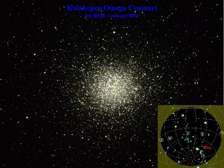 Kulehopen Omega Centauri A 6, RGB: 1 min per filter 