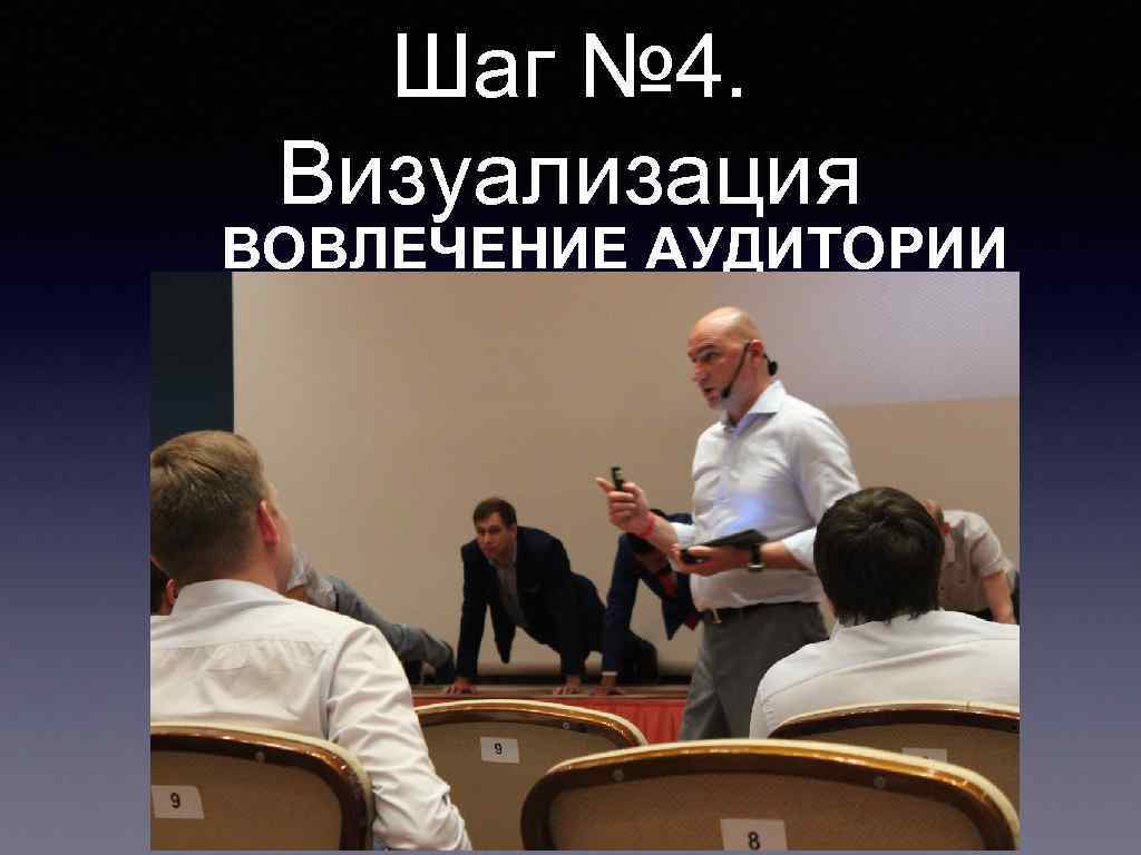 Шаг № 4. Визуализация ВОВЛЕЧЕНИЕ АУДИТОРИИ 