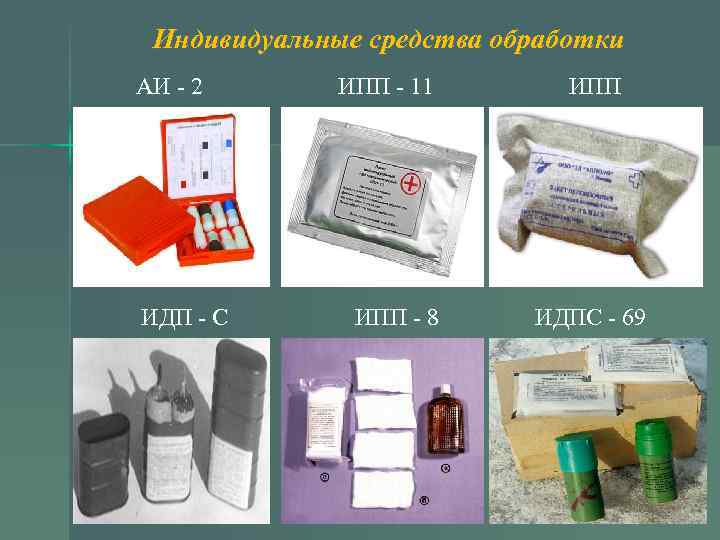 Индивидуальные средства обработки АИ - 2 ИДП - С ИПП - 11 ИПП -