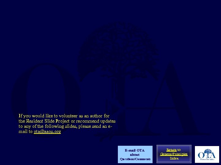 If you would like to volunteer as an author for the Resident Slide Project