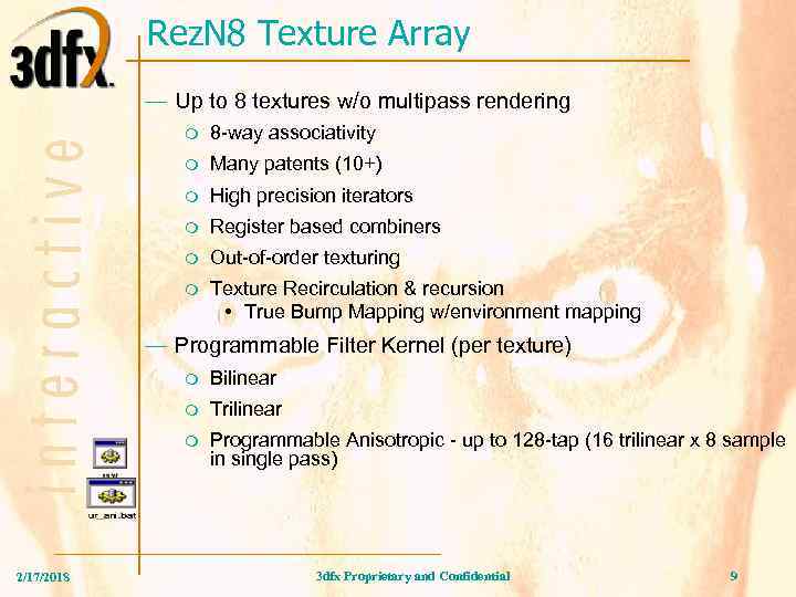 Rez. N 8 Texture Array — Up to 8 textures w/o multipass rendering m