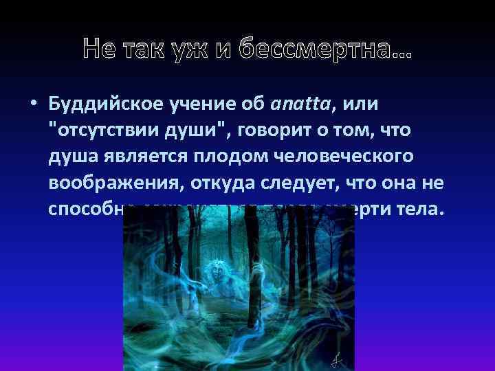 Не так уж и бессмертна… • Буддийское учение об anatta, или 