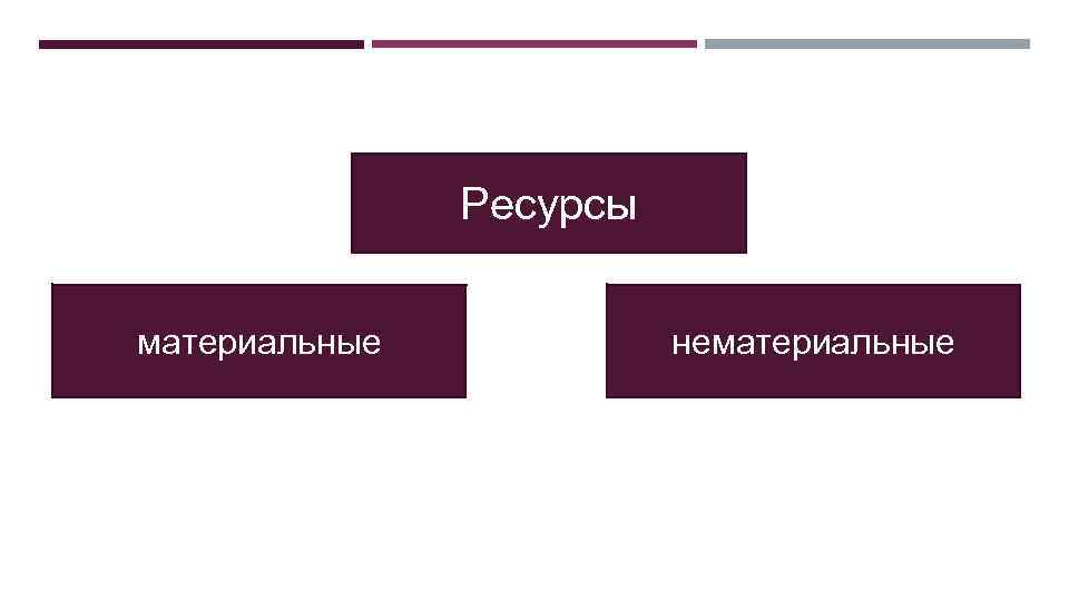 Материальные и нематериальные ресурсы проекта