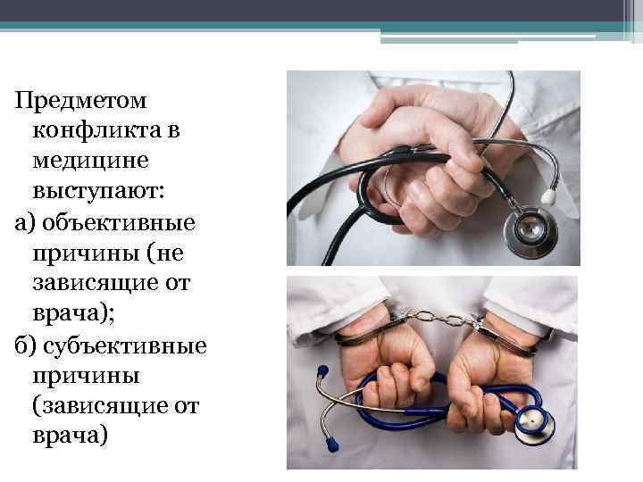 Конфликты в медицине презентация