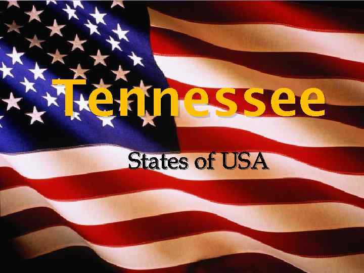 Tennessee States of USA 