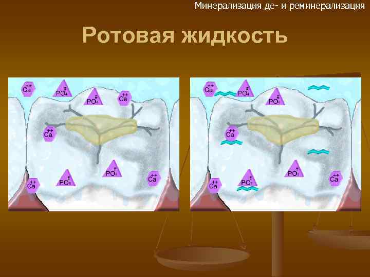 Минерализация де- и реминерализация Ротовая жидкость 