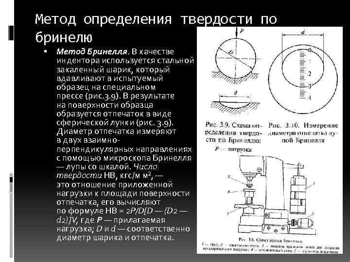 Измерение твердости материала. Измерение твердости по методу Виккерса. Метод Бринелля индентор. Метод определения твердости по Бринеллю.