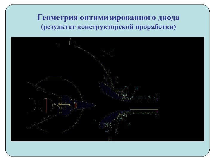 Геометрия оптимизированного диода (результат конструкторской проработки) 