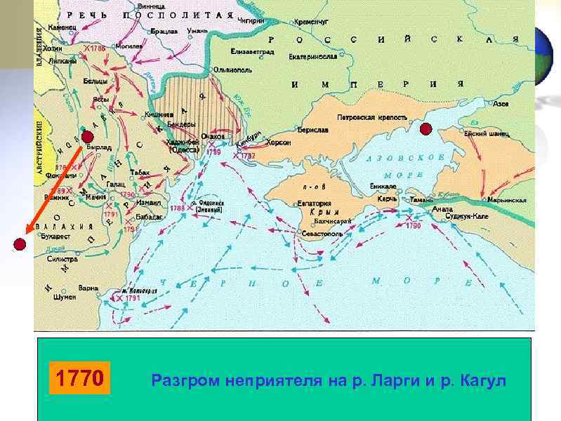  Разгром неприятеля на р. Ларги и р. Кагул 1770 
