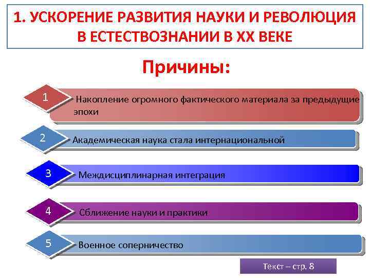 План научно технического развития относится к