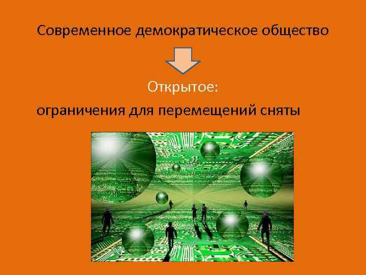 Современное демократическое общество Открытое: ограничения для перемещений сняты 