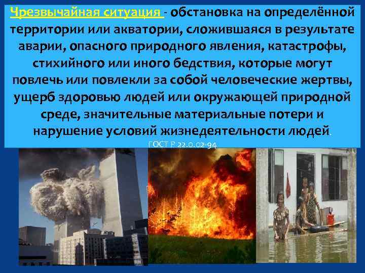 В результате аварии опасного природного. ЧС это обстановка на определенной территории или акватории. Территория на которой сложилась чрезвычайная ситуация это. Обстановка на определенной территории. Стихийные бедствия или явления а также аварии катастрофы.