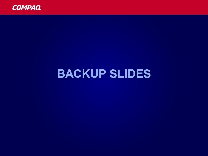 BACKUP SLIDES 