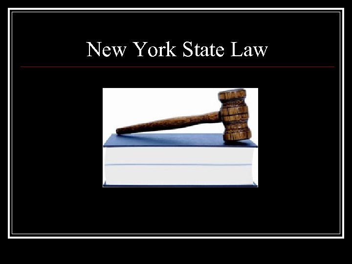 New York State Law 