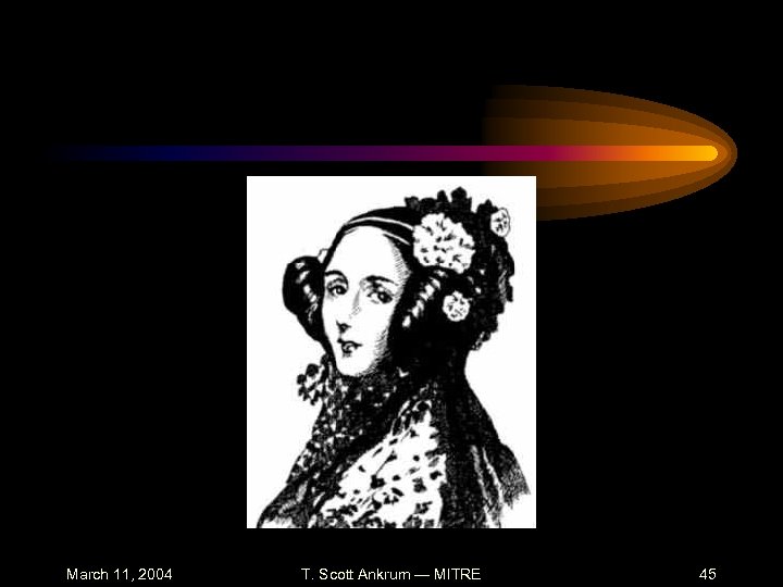 March 11, 2004 T. Scott Ankrum — MITRE 45 