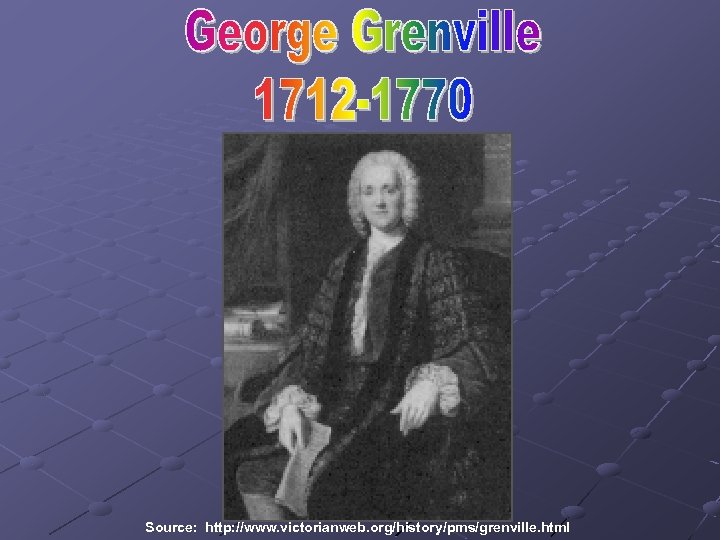 Source: http: //www. victorianweb. org/history/pms/grenville. html 