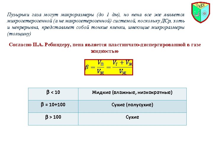 Пузырьки газа могут макроразмеры (до 1 дм), но пена все же является микрогетерогенной (а