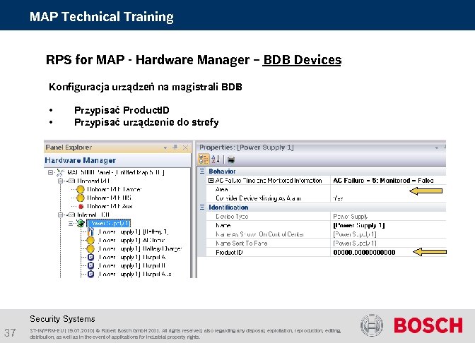 MAP Technical Training RPS for MAP - Hardware Manager – BDB Devices Konfiguracja urządzeń