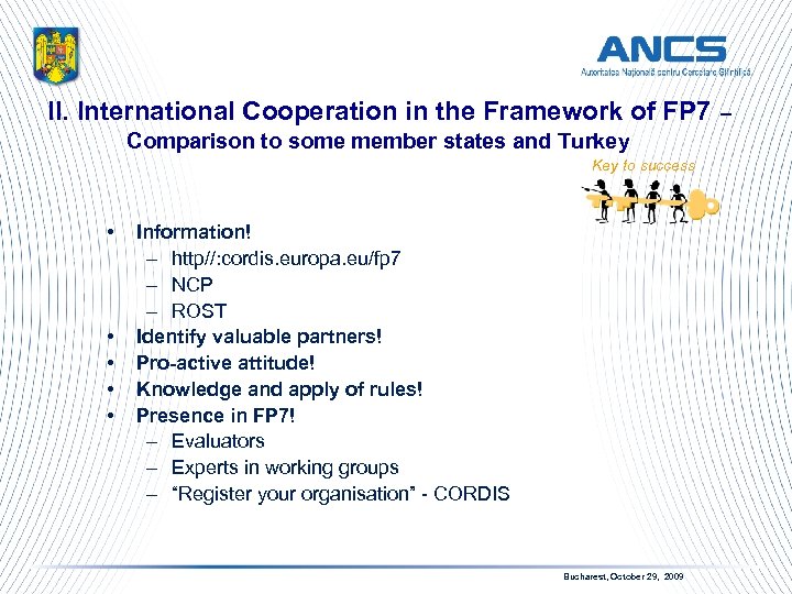 II. International Cooperation in the Framework of FP 7 – Comparison to some member