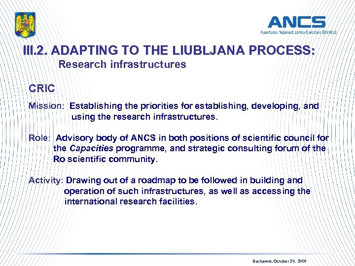 I I I. 2. A D A P T I N G T O