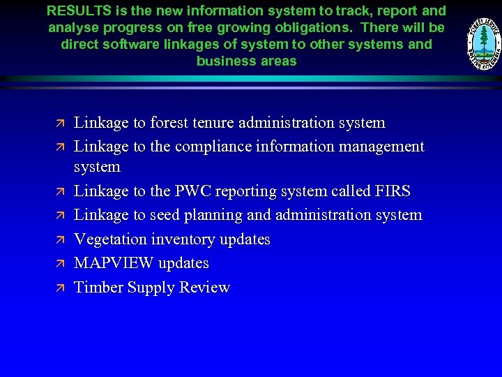 RESULTS is the new information system to track, report and analyse progress on free