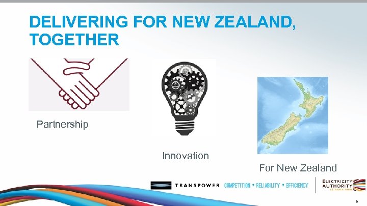 DELIVERING FOR NEW ZEALAND, TOGETHER Partnership Innovation For New Zealand 9 