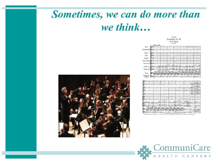 Sometimes, we can do more than we think… 