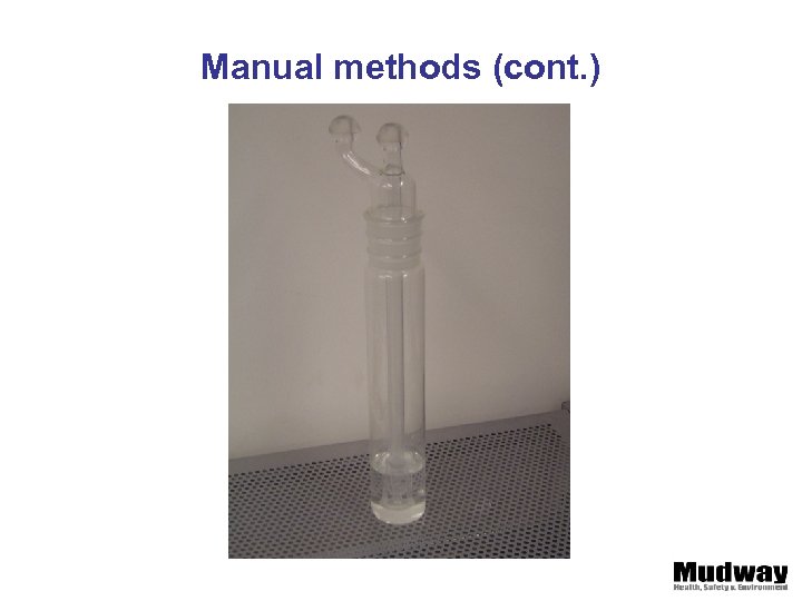 Manual methods (cont. ) 