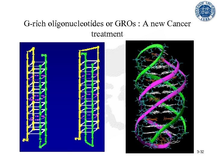 G-rich oligonucleotides or GROs : A new Cancer treatment 3 -32 