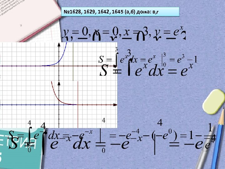 № 1628, 1629, 1642, 1645 (а, б) дома: в, г 