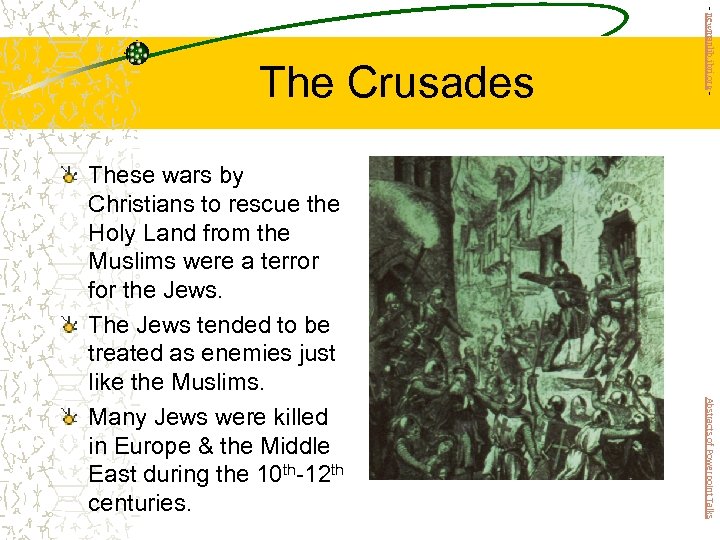 Abstracts of Powerpoint Talks These wars by Christians to rescue the Holy Land from