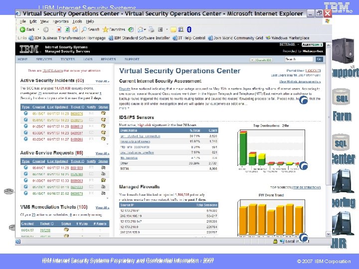 IBM Internet Security Systems Proprietary and Confidential Information - 2007 © 2007 IBM Corporation