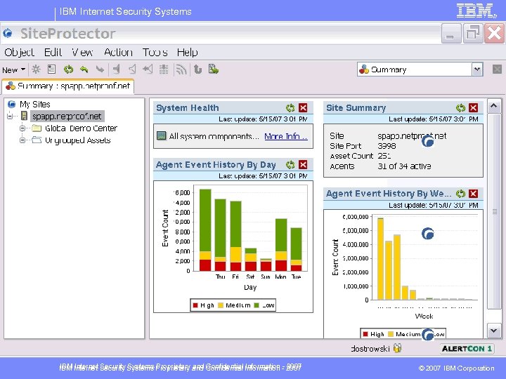 IBM Internet Security Systems Proprietary and Confidential Information - 2007 © 2007 IBM Corporation