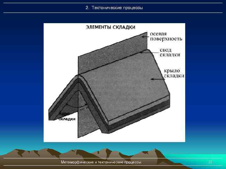 2. Тектонические процессы Метаморфические и тектонические процессы 23 