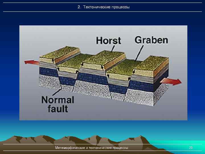 2. Тектонические процессы Метаморфические и тектонические процессы 29 