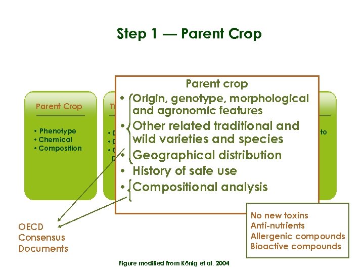 Step 1 — Parent Crop • Phenotype • Chemical • Composition Parent crop •