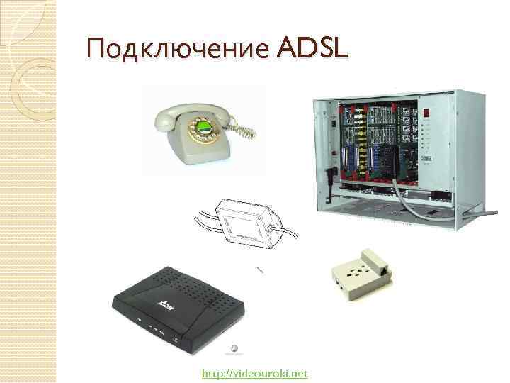 Подключение ADSL http: //videouroki. net 