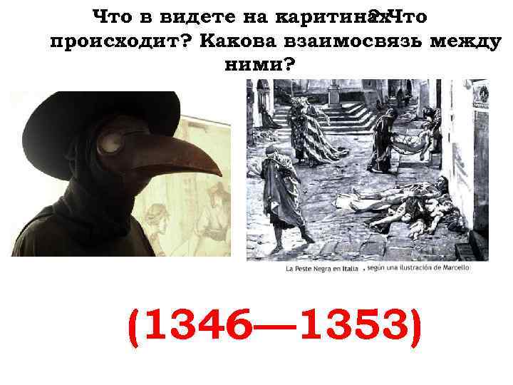 Что в видете на каритинах. Что ? происходит? Какова взаимосвязь между ними? (1346— 1353)
