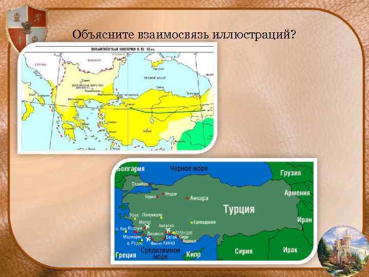 Объясните взаимосвязь иллюстраций? 