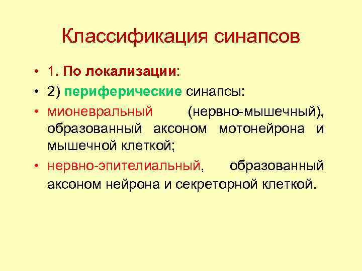 Мионевральный синапс