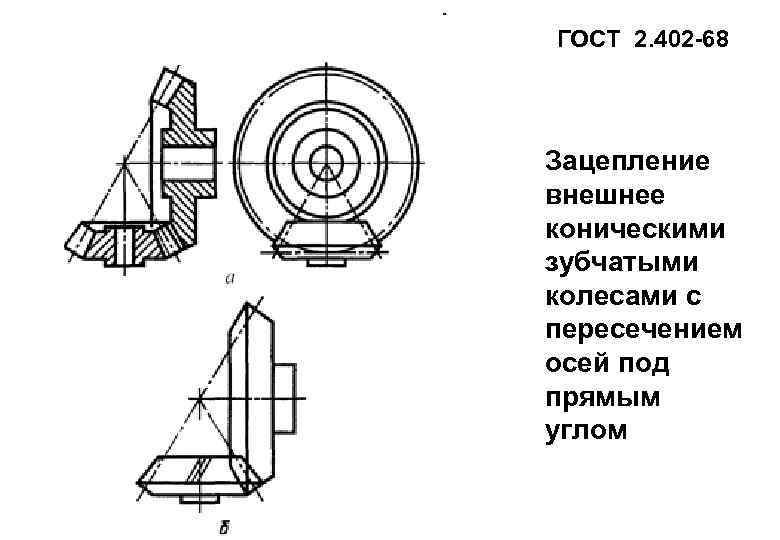 Укажите наглядное изображение конической зубчатой передачи