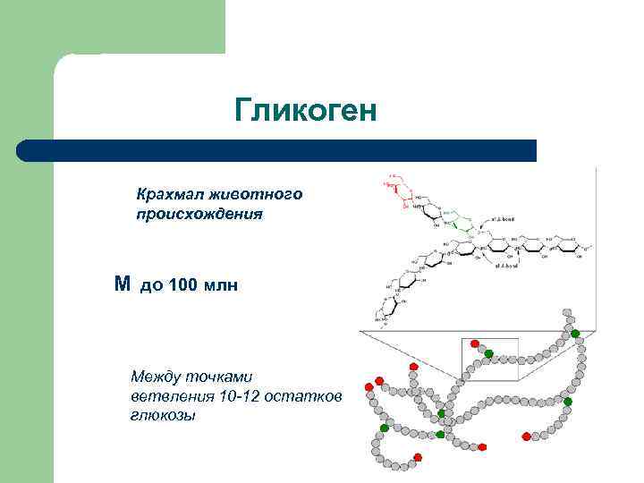 Гликоген презентация по химии 10 класс