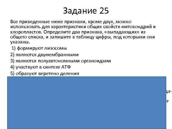 Определите 2 признака выпадающих из общего списка